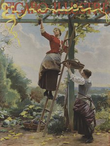 封面的光辉费加罗，1891年10月 作者 法语学校